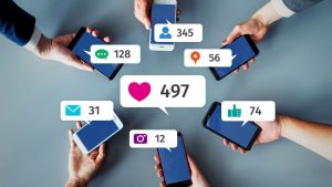 Réseaux sociaux 6 téléphones
