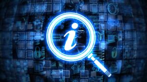 Logo "i" de l'information sur les sites web