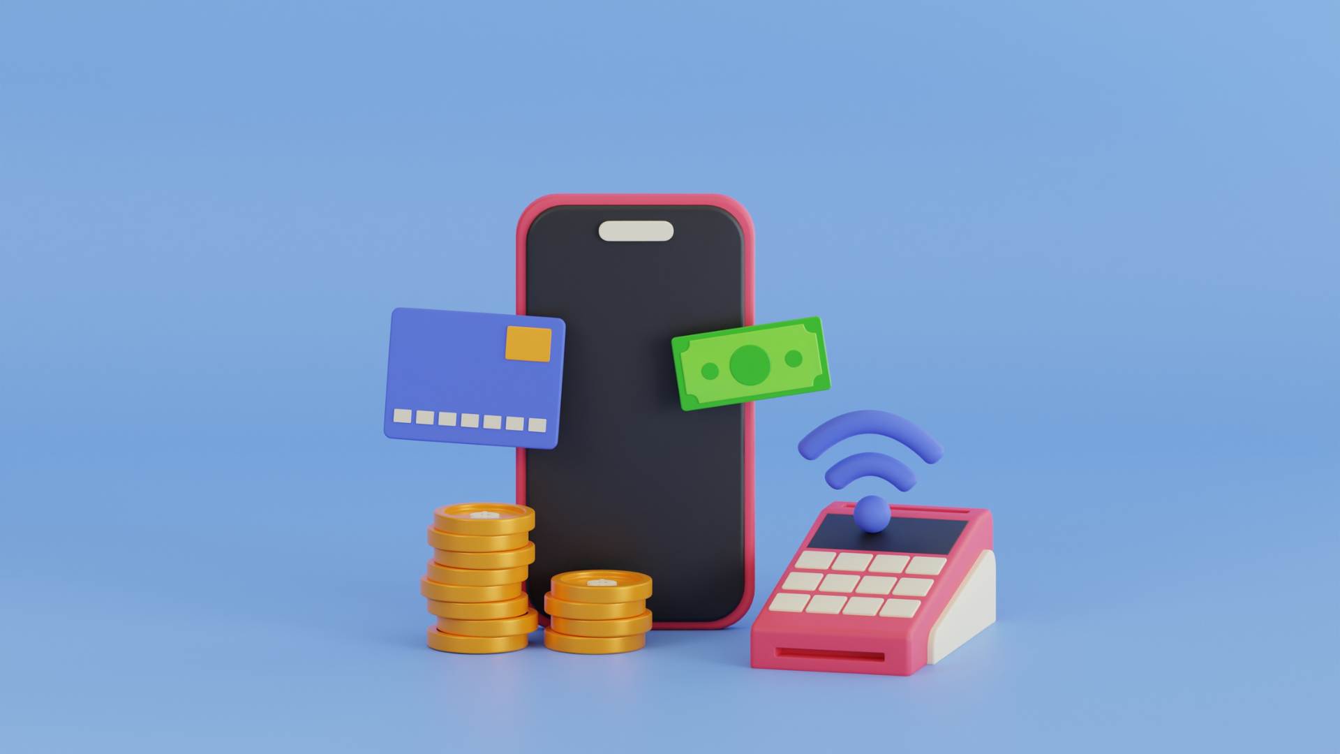 Image d'un smartphone en 3D